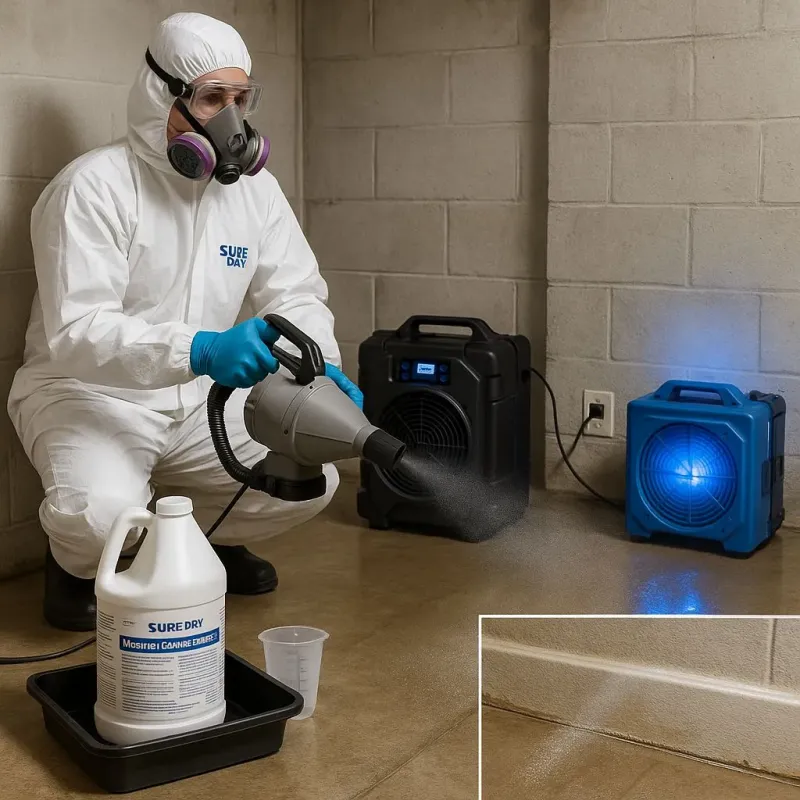 Sanitization and Odor Removal process in Cottonwood Shores, TX