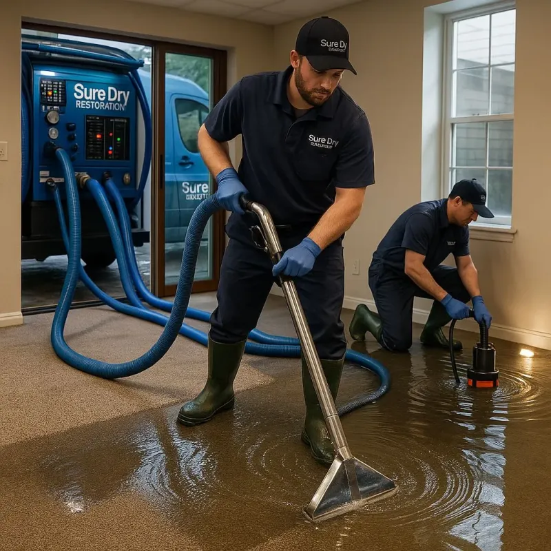 Water Extraction and Removal process in Cottonwood Shores, TX